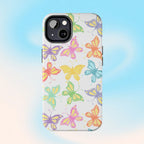 Busy Butterflies Phone Case (Apple & Android) - Pink Sweetheart