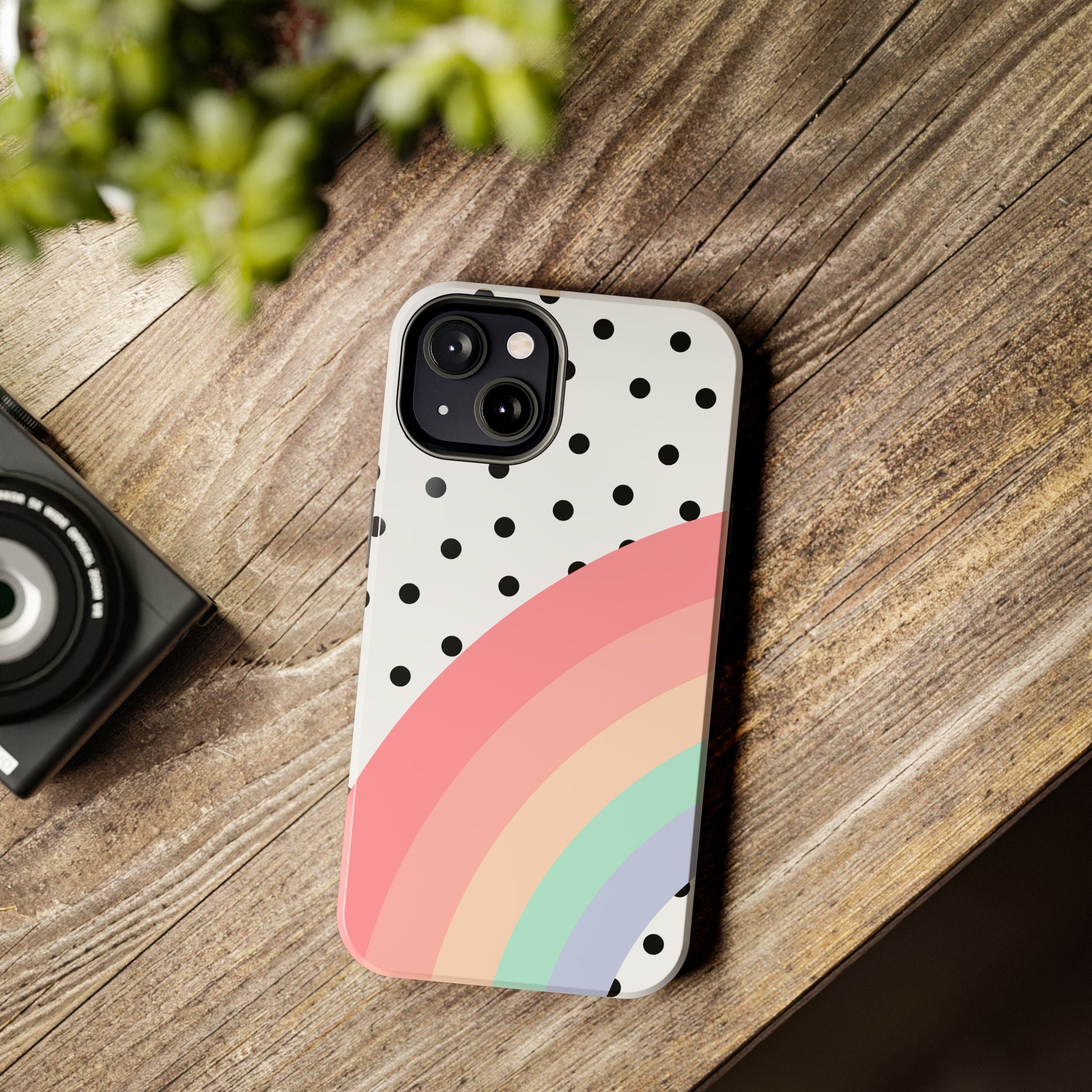 Polka Dot Rainbow Phone Case (Apple & Android)