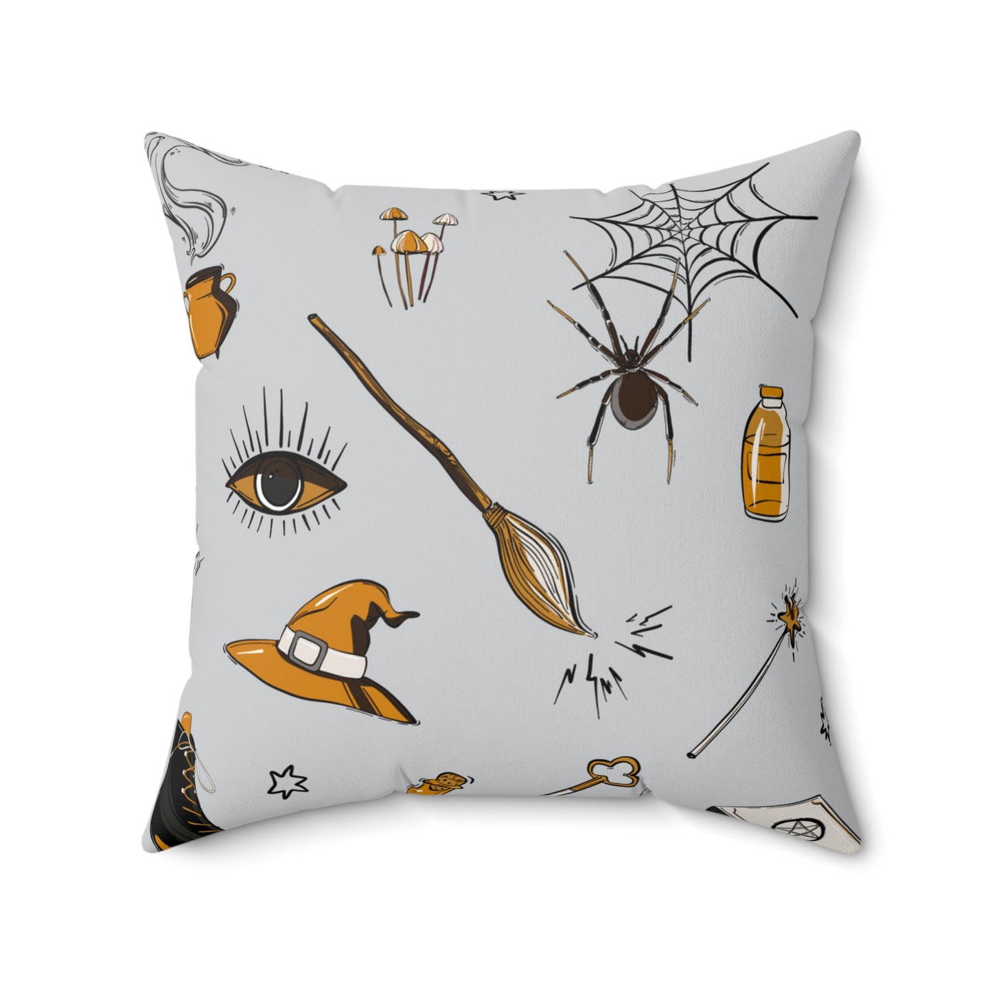 The Witch's Lair Square Pillow