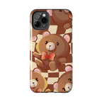 Retro Brown Bear Phone Case (Apple & Android)