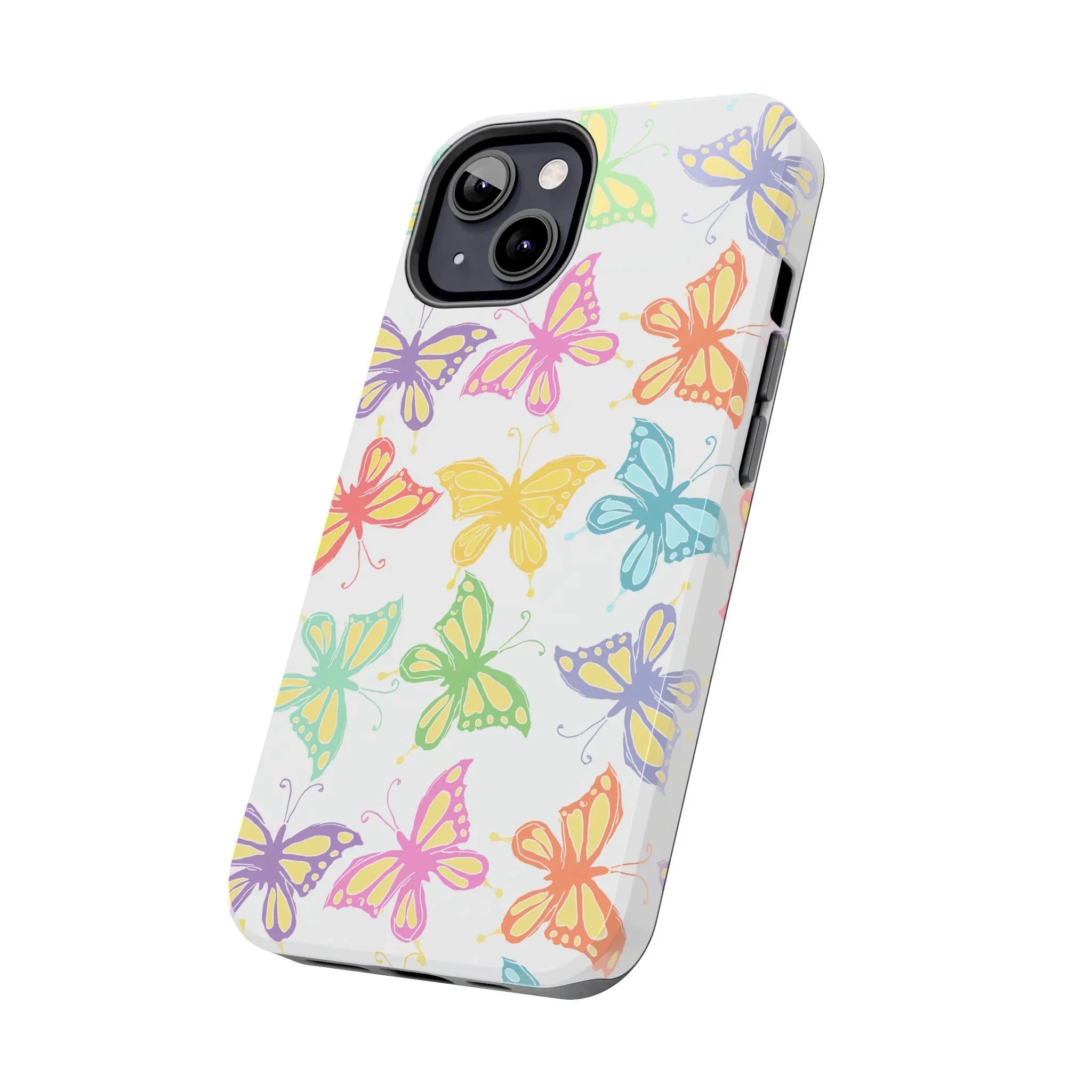 Busy Butterflies Phone Case (Apple & Android) - Pink Sweetheart