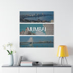 Mumbai Skyline Acrylic Prints (Triptych)