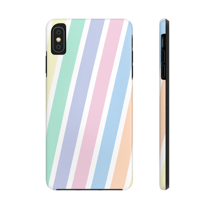 Pretty Pastel Lines Phone Case