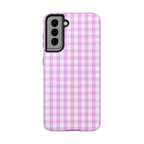 Pink Gingham Phone Case (Apple & Android)