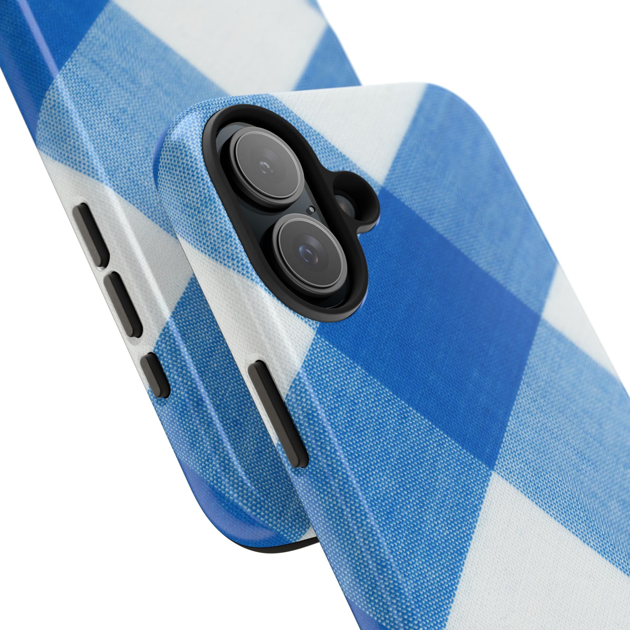 Classic Blue Gingham Phone Case (Apple & Android)