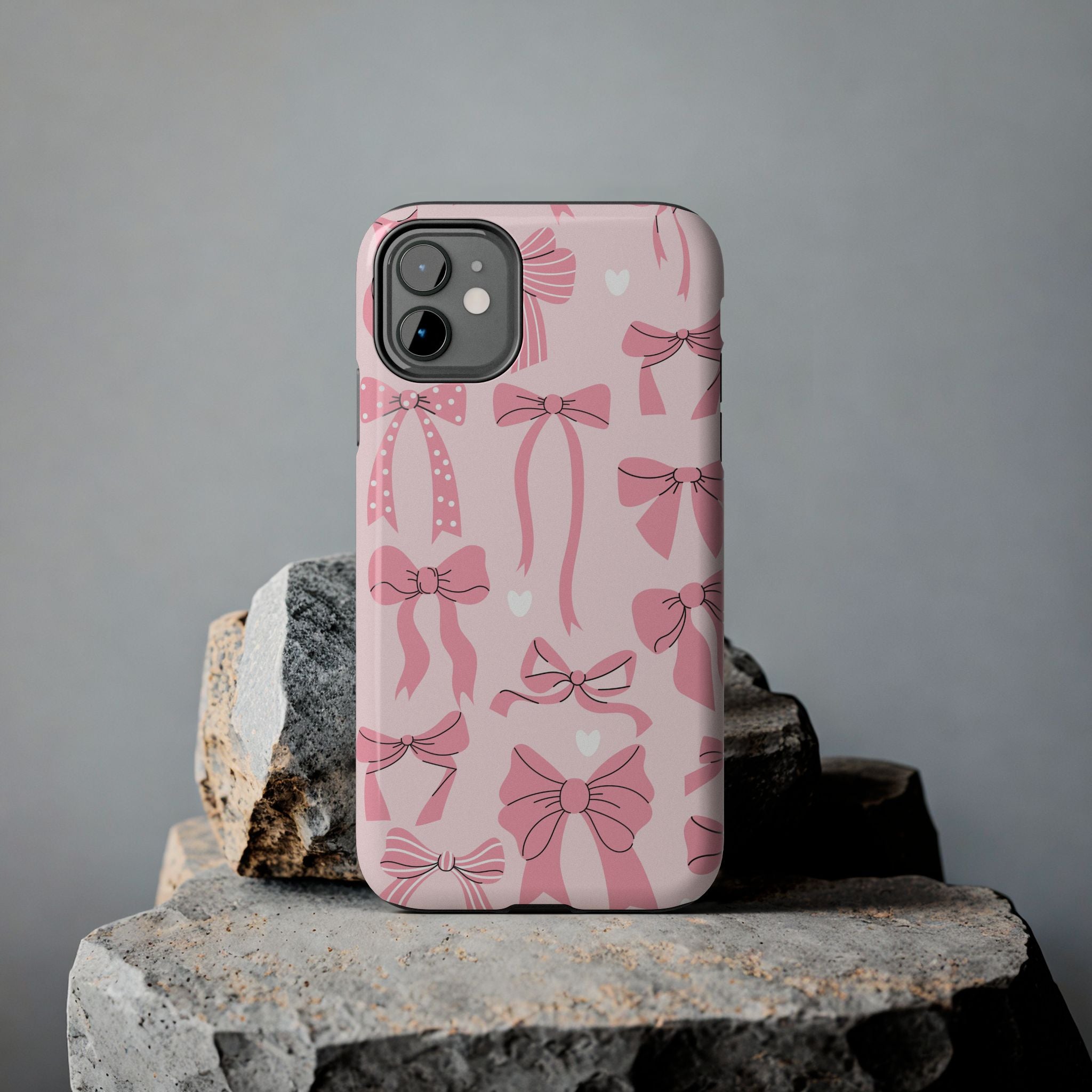 Pink Bow Ribbons Phone Case (Apple & Android)