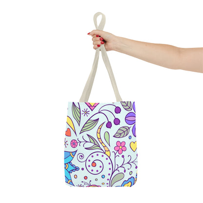 Tranquil Floral Botanicals Tote Bag