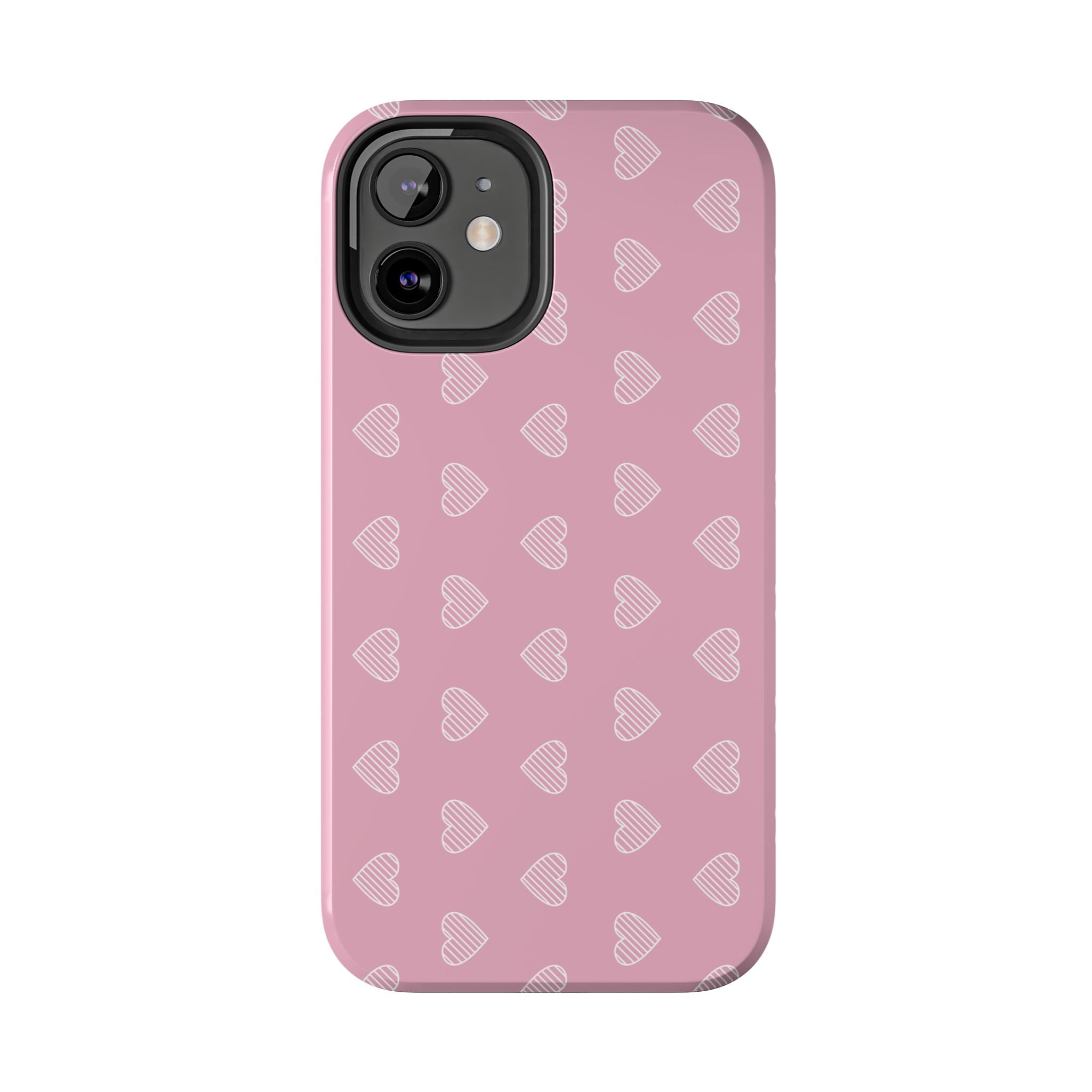 Infinite Pink Hearts Phone Case (Apple & Android)