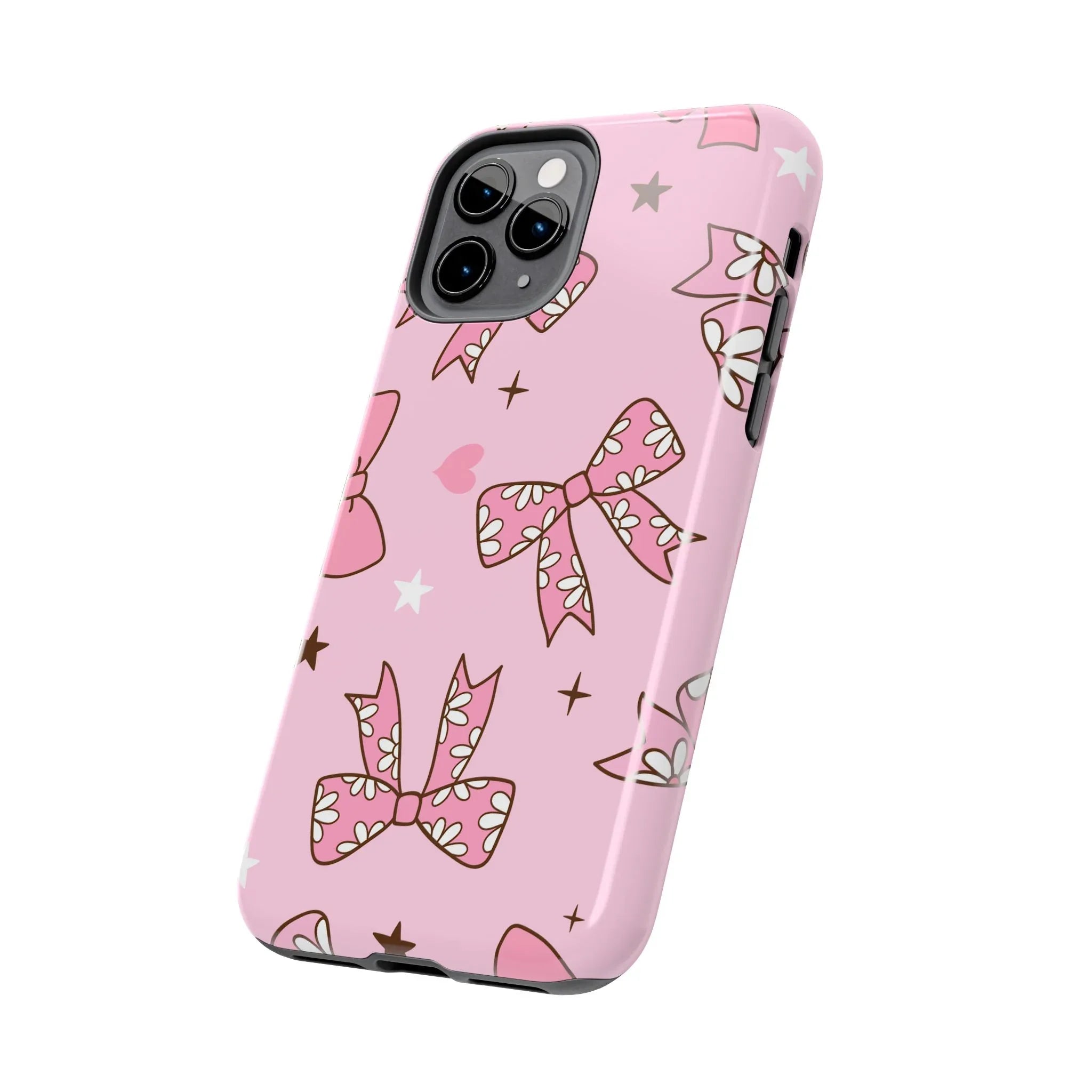 Pretty Pink Bows Phone Case (Apple & Android) - Pink Sweetheart