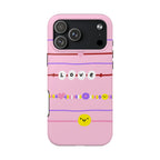 Bestie Bracelets Phone Case (Apple & Android) - Pink Sweetheart