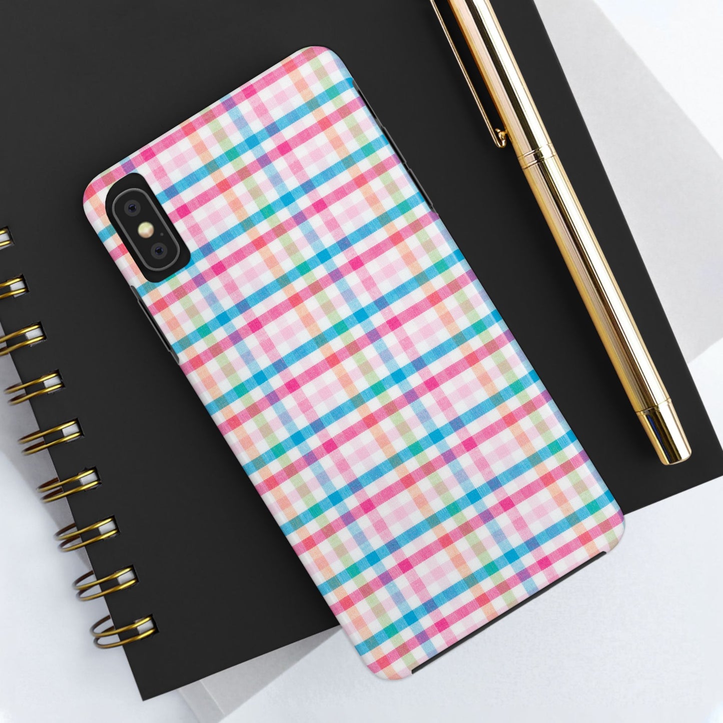 Checked Pattern Phone Case