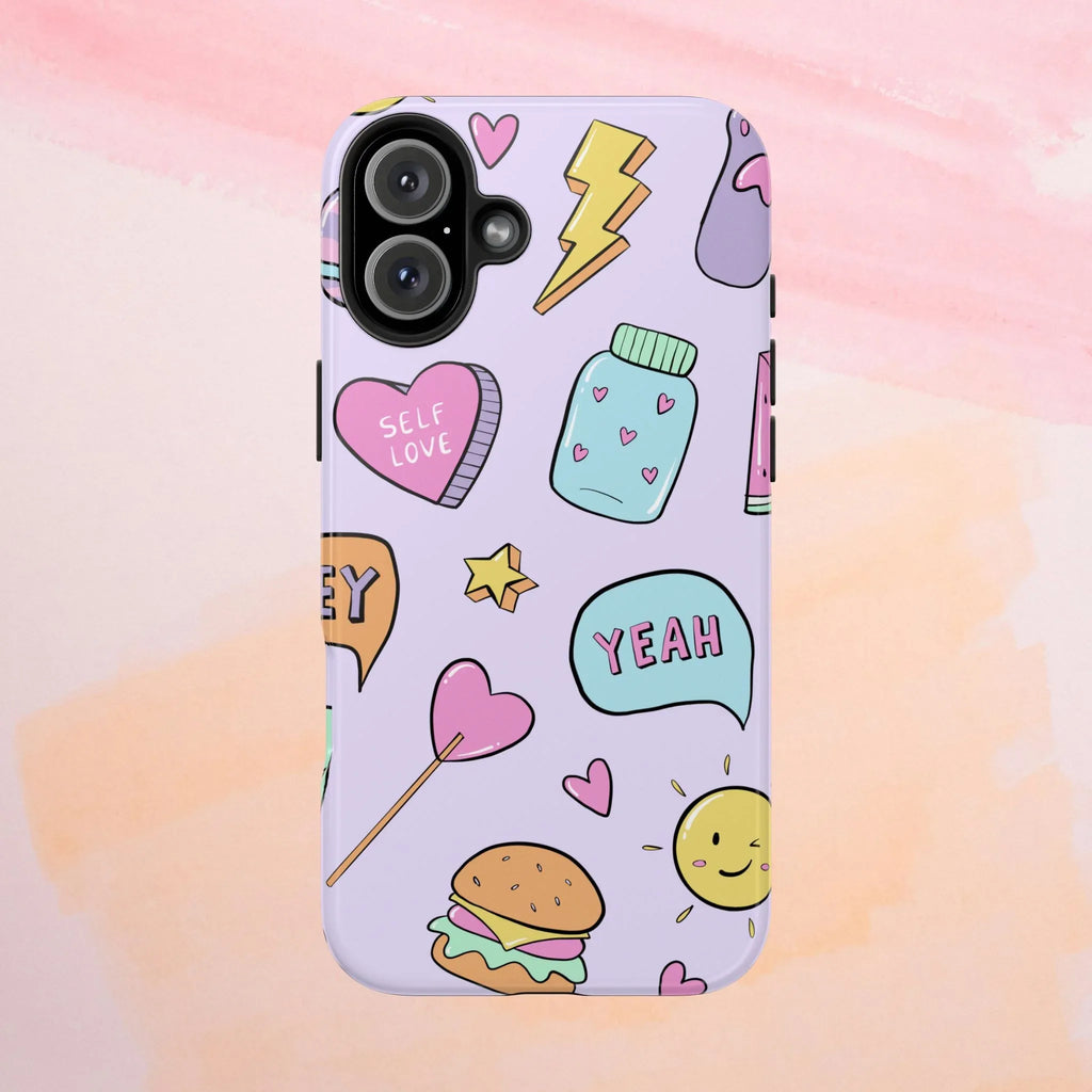 Kawaii Cute Collection Phone Case (Apple & Android) - Pink Sweetheart