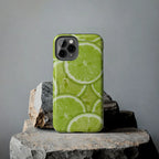 Green Citrus Lime Phone Case (Apple & Android) - Pink Sweetheart