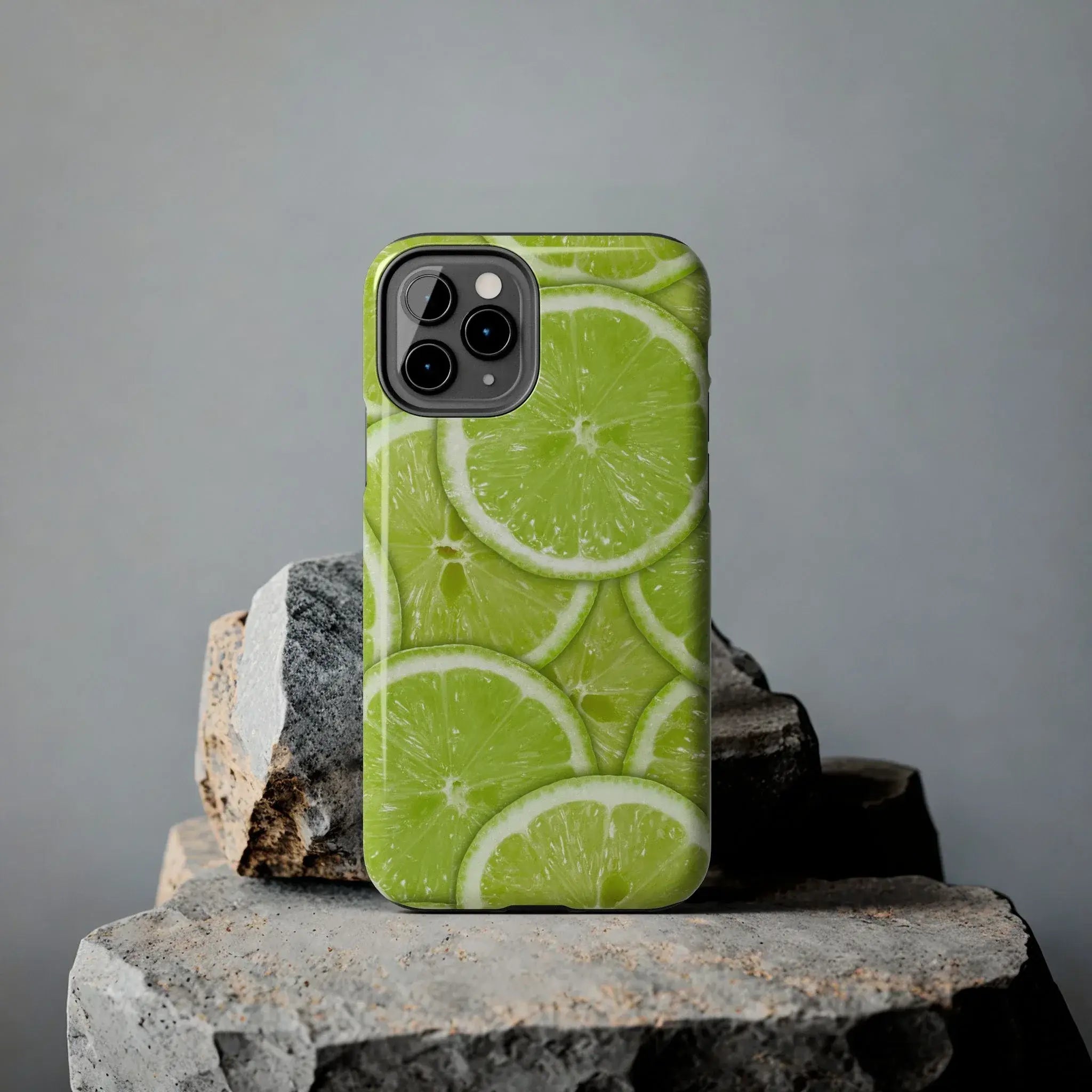 Green Citrus Lime Phone Case (Apple & Android) - Pink Sweetheart