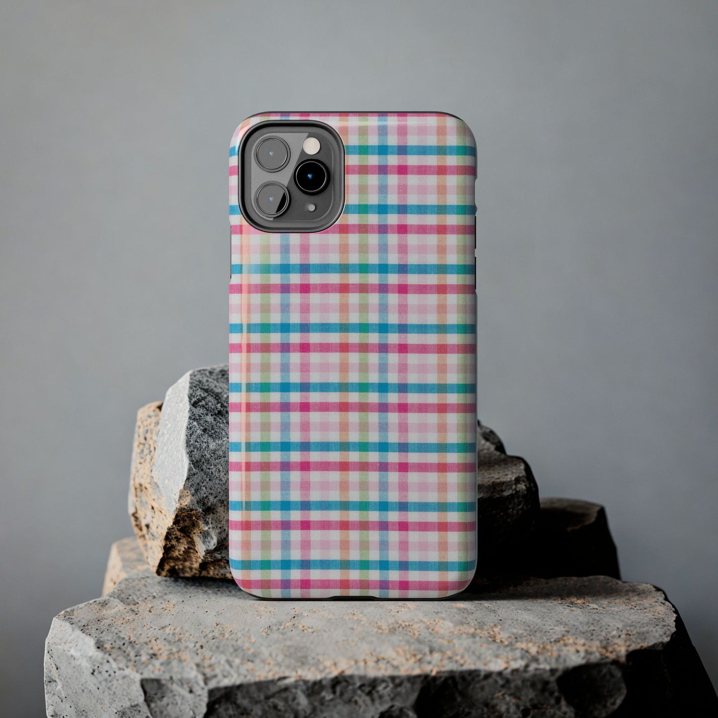 Checked Pattern Phone Case