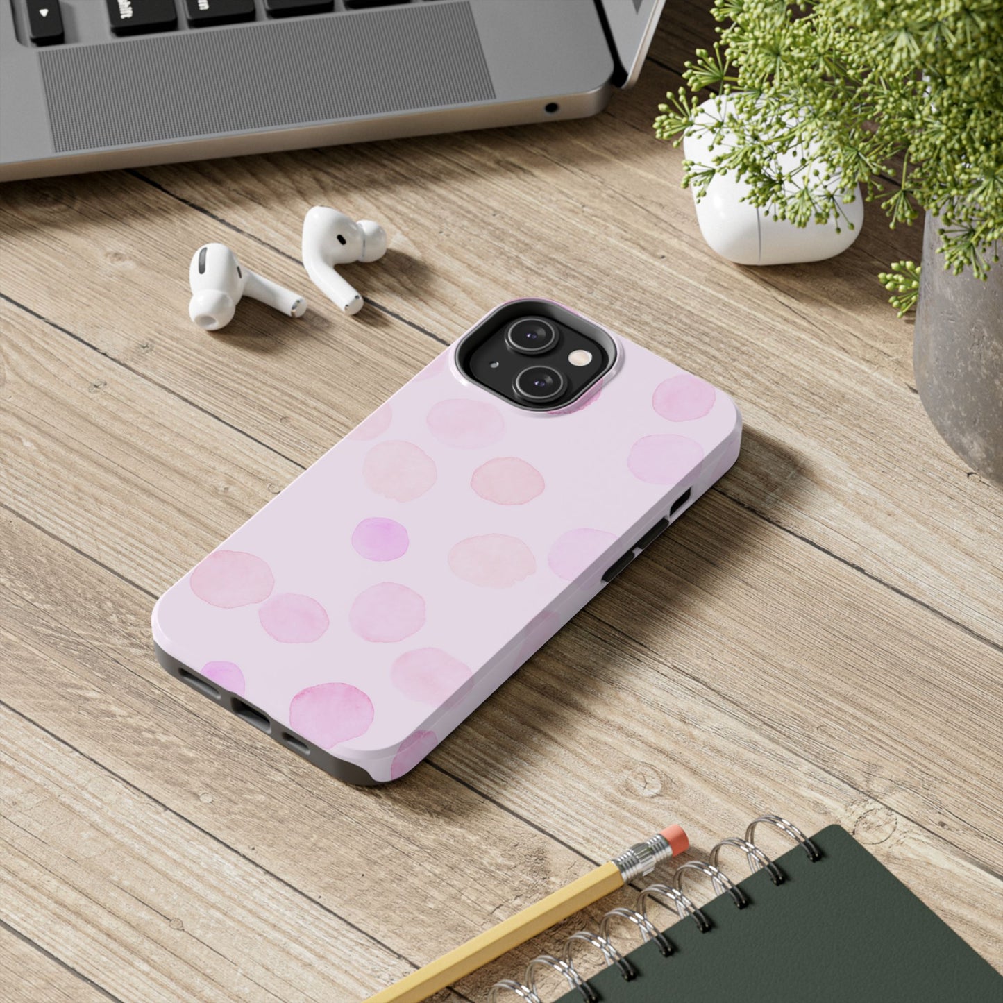 Watercolor Dots Phone Case