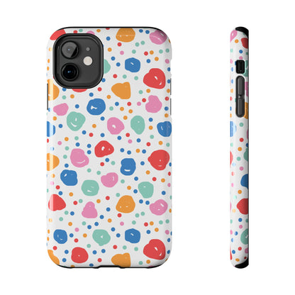 Seamless Hand Drawn Polka Phone Case