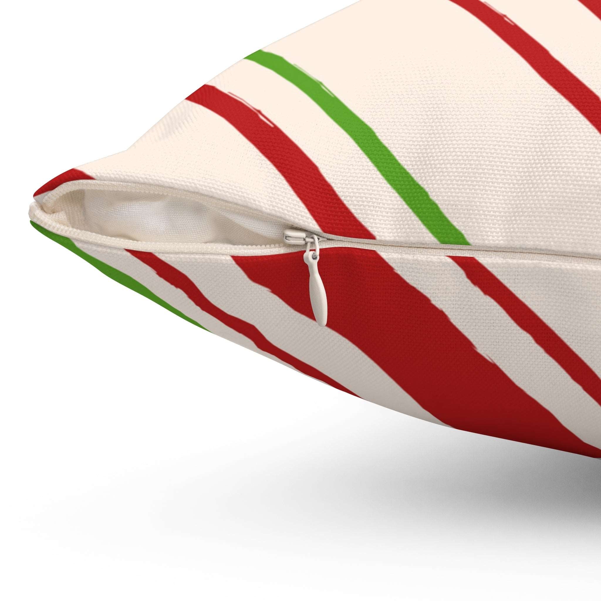 Granny's Peppermint Candy Square Pillow