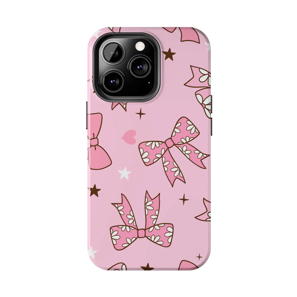 Pretty Pink Bows Phone Case (Apple & Android) - Pink Sweetheart