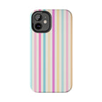 Pastel Candy Stripes Phone Cases (Apple & Android)