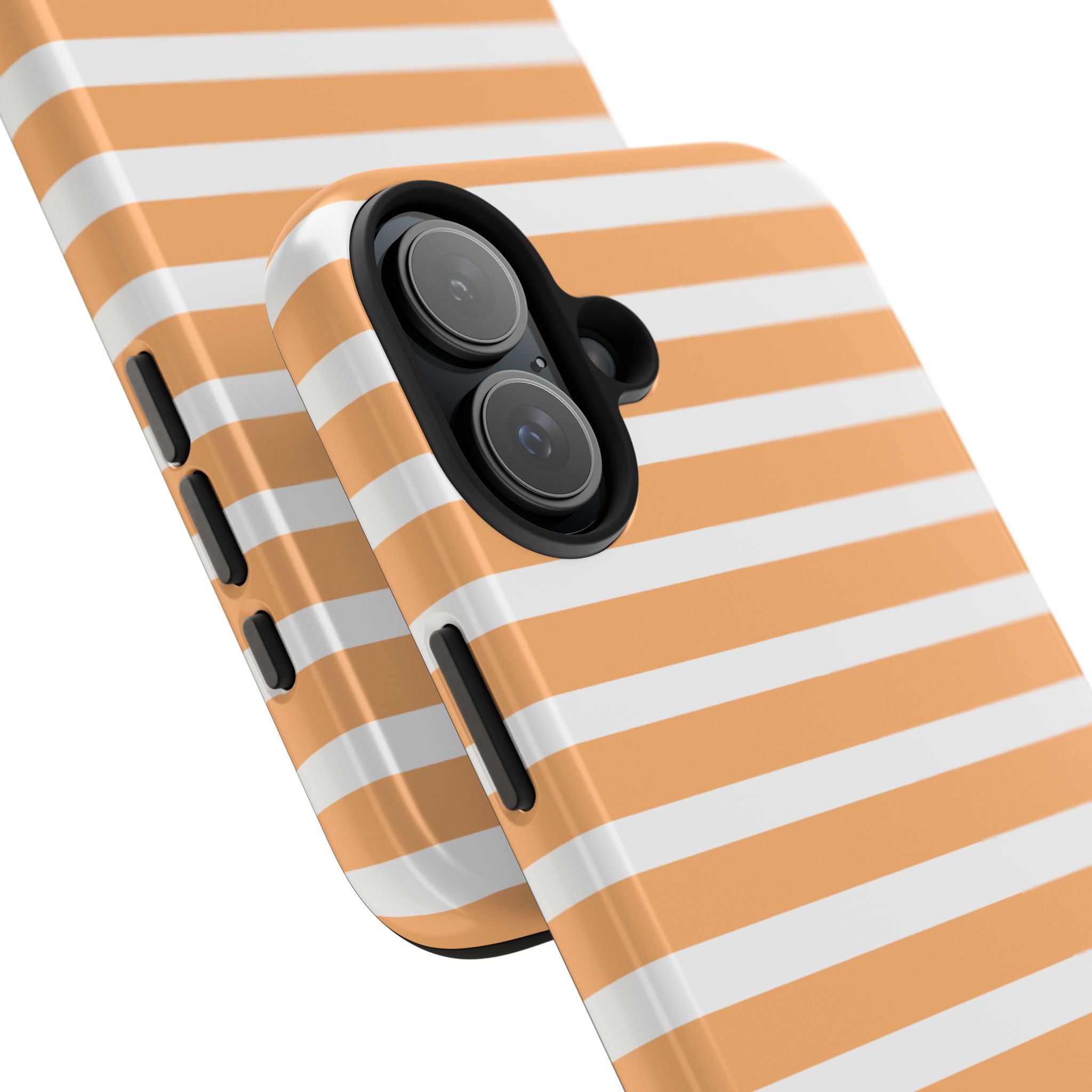 Orange Stripe Lines Phone Case (Apple & Android)