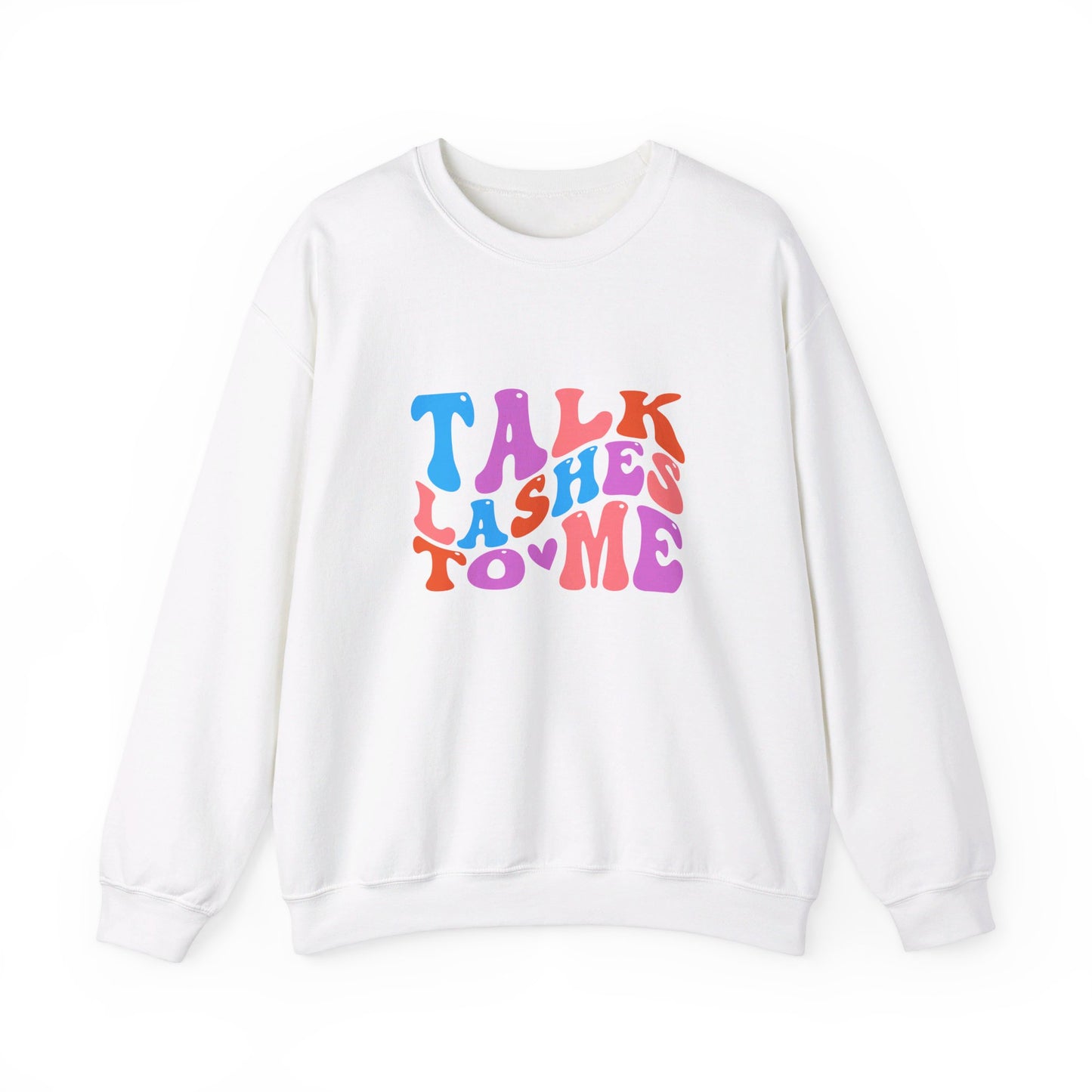 Talk Lashes to Me Unisex Heavy Blend™ Crewneck Sweatshirt