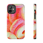 Sour Peach Ringz Phone Case (Apple & Android) - Pink Sweetheart