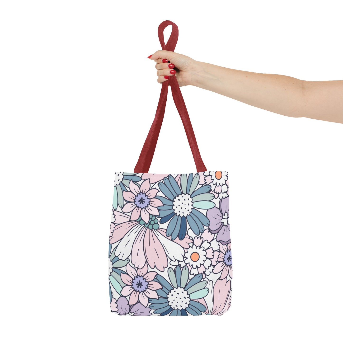 Vintage Floral Bloom Tote Bag