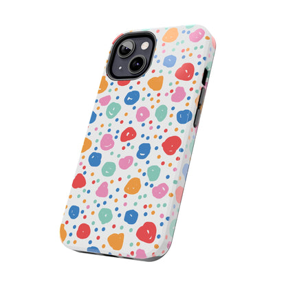 Seamless Hand Drawn Polka Phone Case