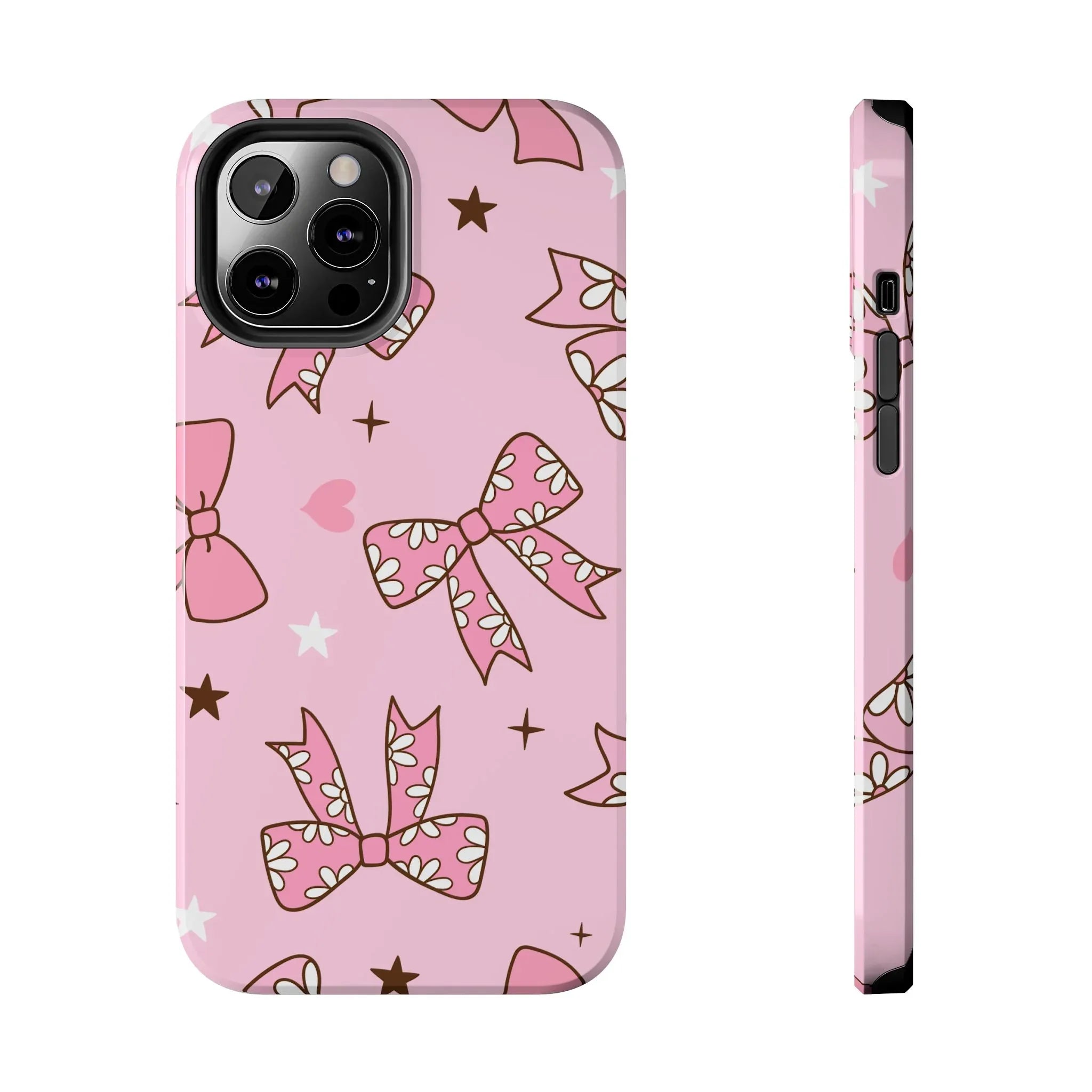 Pretty Pink Bows Phone Case (Apple & Android) - Pink Sweetheart