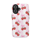 Strawberry Cherries Phone Case (Apple & Android) - Pink Sweetheart