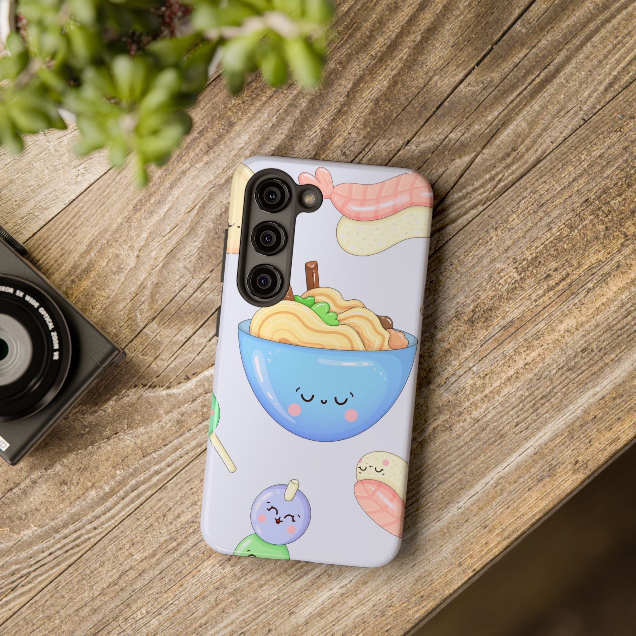Kawaii Anime Snacks Phone Case (Apple & Android)