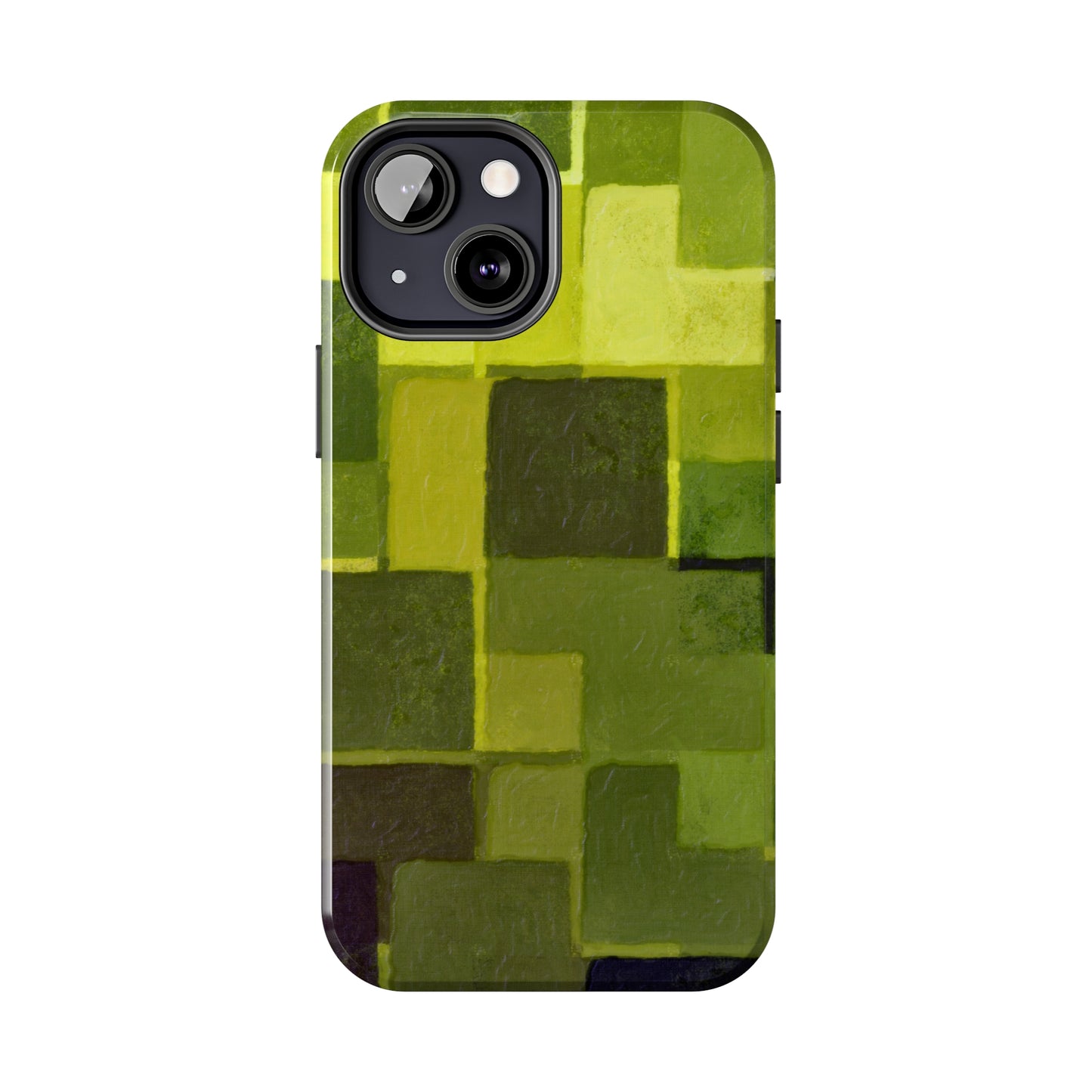 Chartreuse Patchwork Phone Case