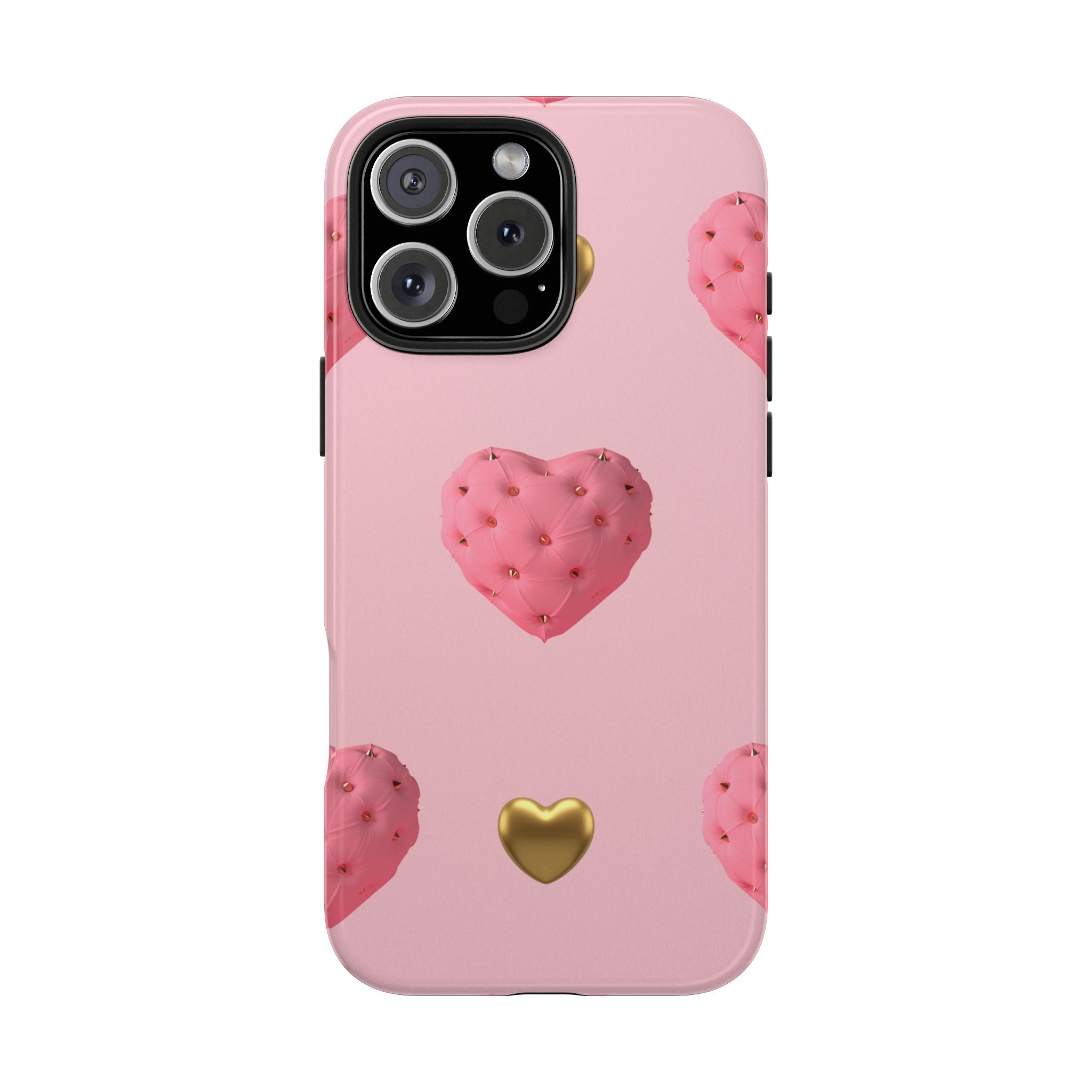 Heart of Gold Pink Phone Case (Apple & Android)