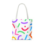 Colorful Doodle Shapes Tote Bag
