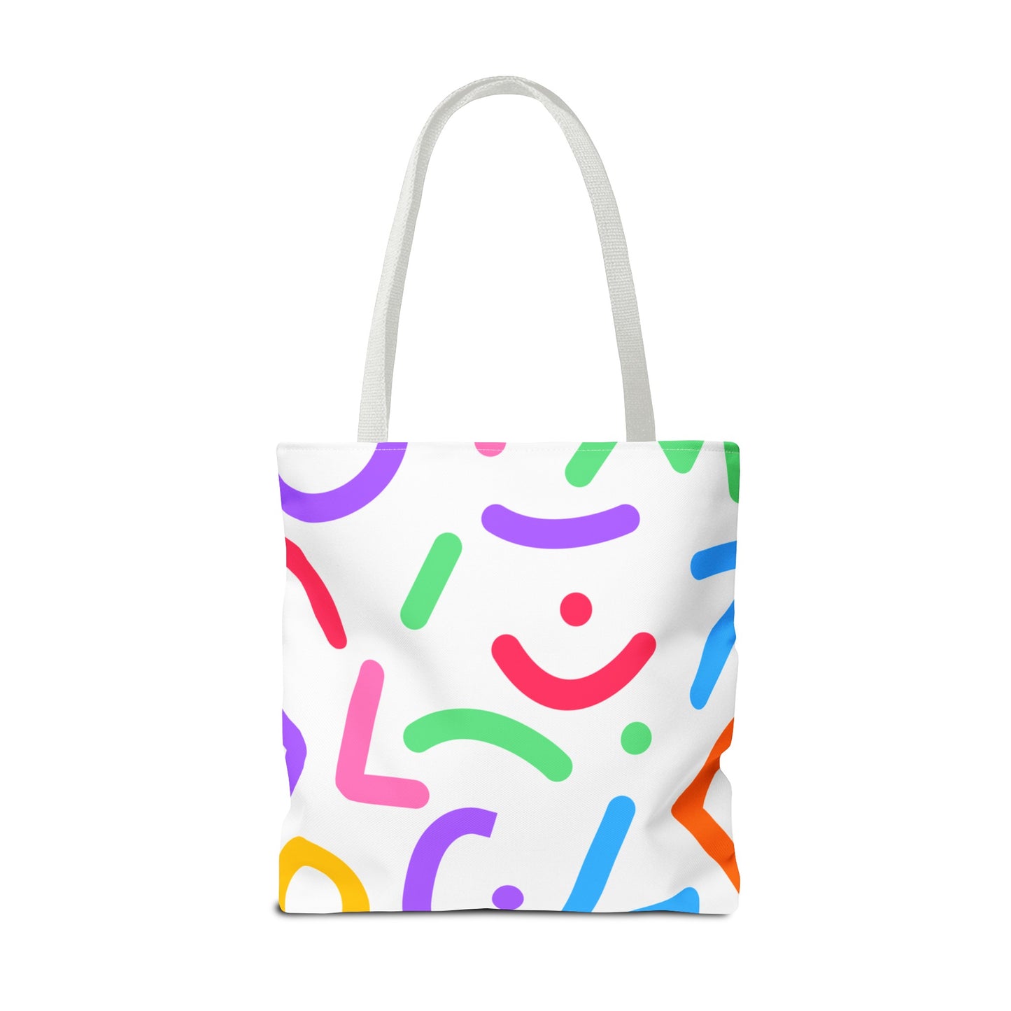 Colorful Doodle Shapes Tote Bag