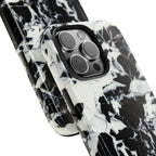 Black & White Shattered Phone Case (Apple & Android) - Pink Sweetheart