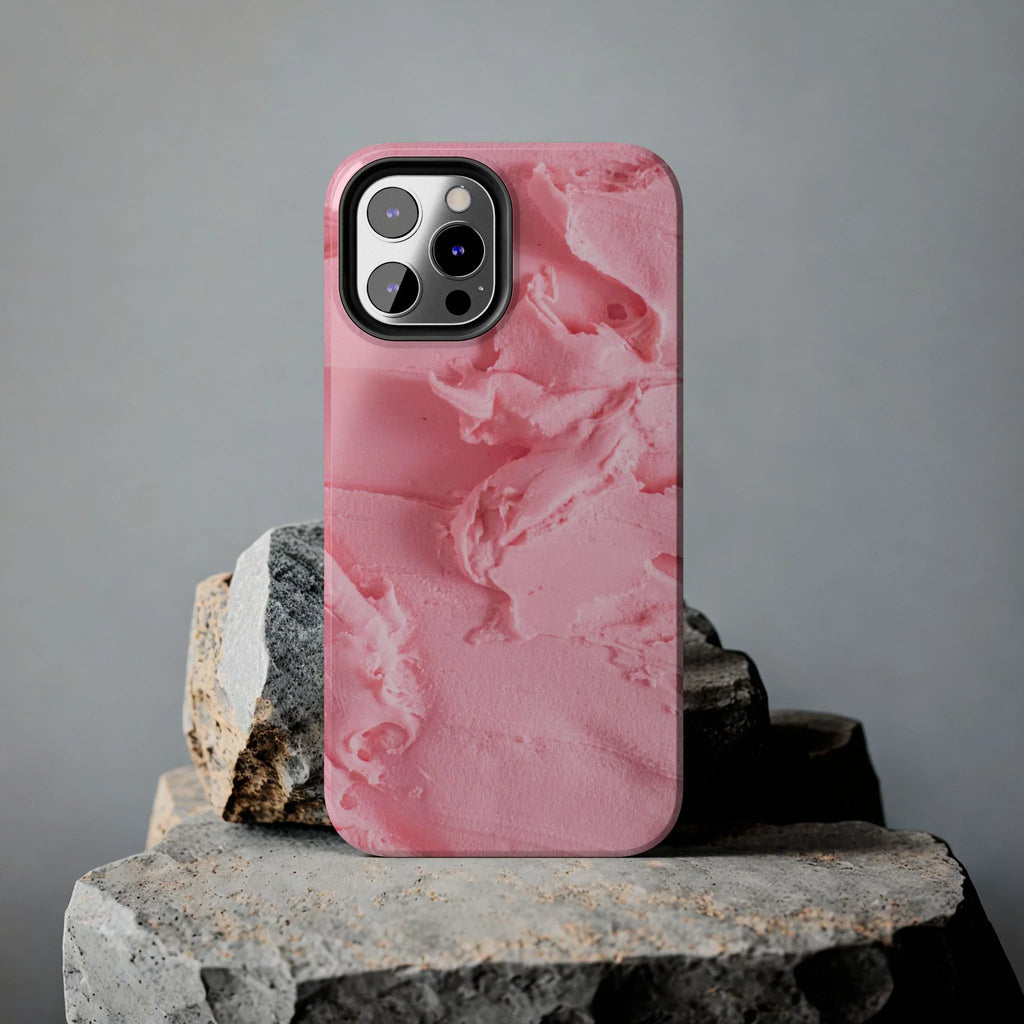 Yummy Pink Frosting Phone Case (Apple & Android) - Pink Sweetheart