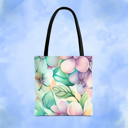 Lush Pastel Florals Tote Bag