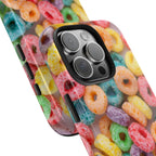 Morning Cereal Loops Phone Case (Apple & Android) - Pink Sweetheart
