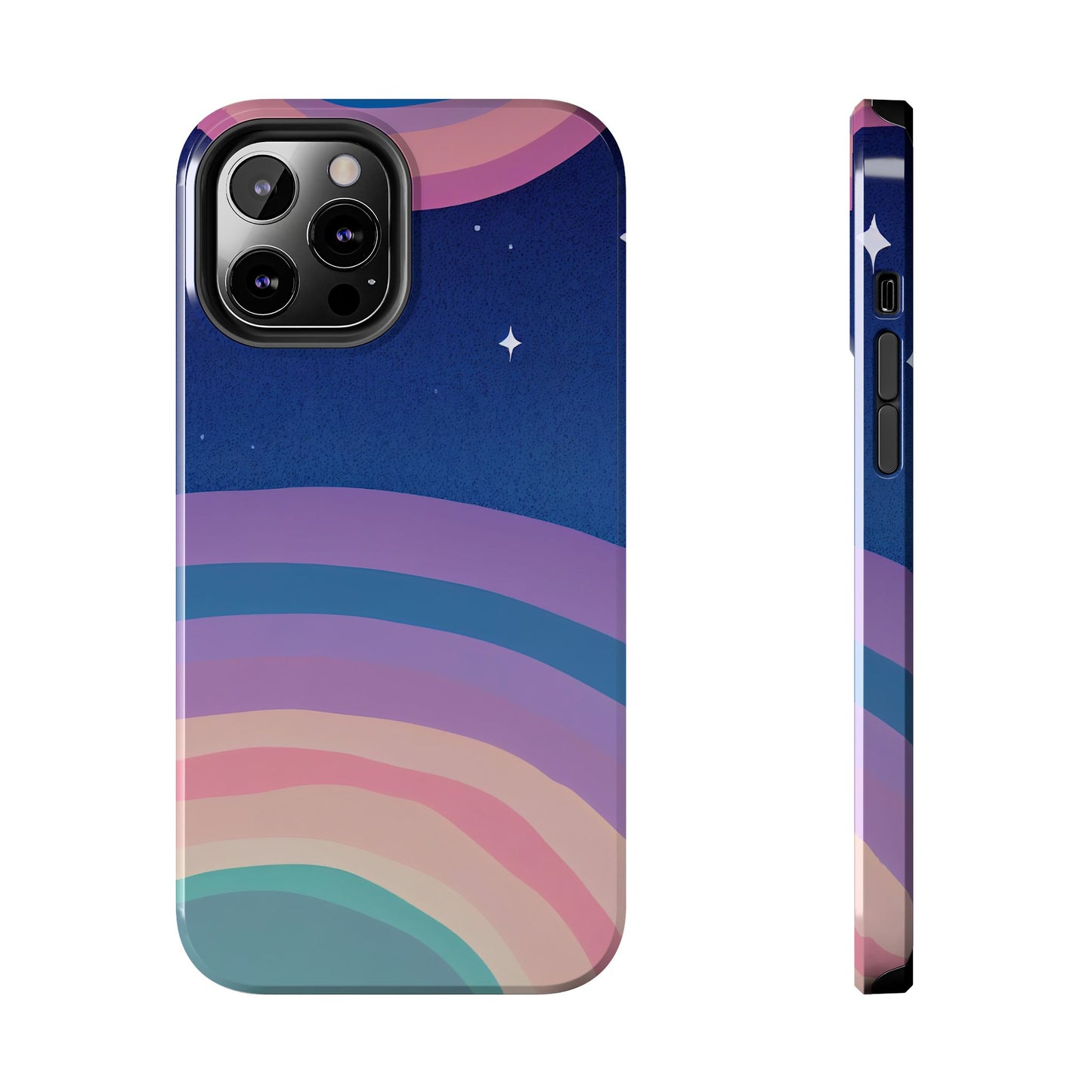 Midnight Rainbows Phone Case