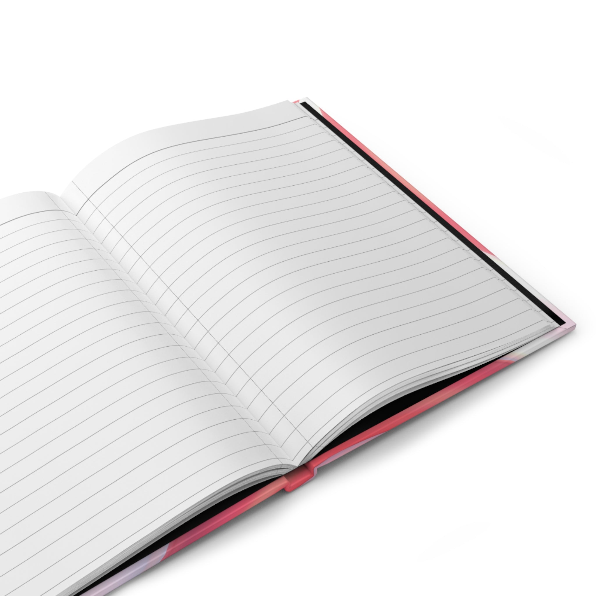 Remolino jugoso de menta Cuaderno mate de tapa dura 