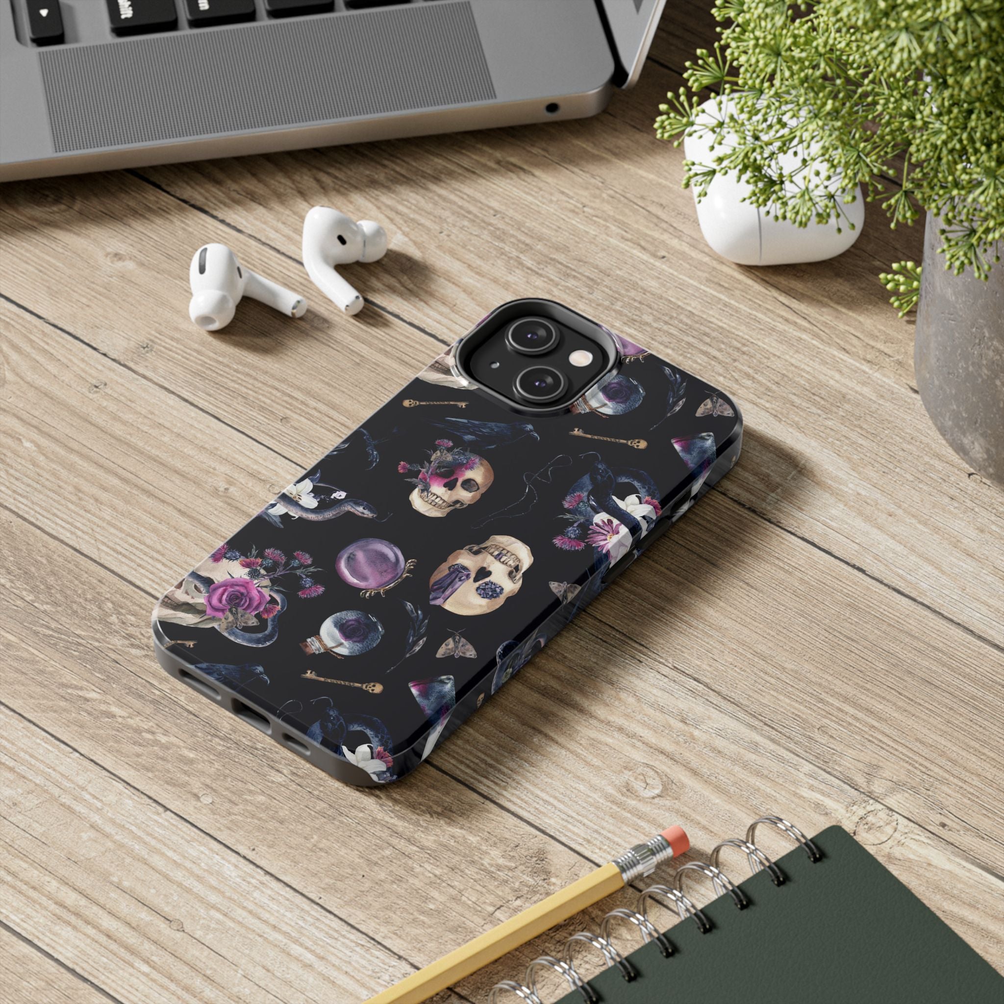 Gothic Witch Spells Phone Case (Apple & Android)