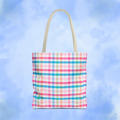 Colorful Rainbow Lines Tote Bag