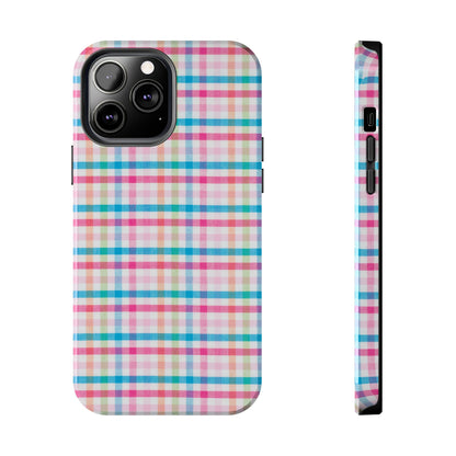 Checked Pattern Phone Case