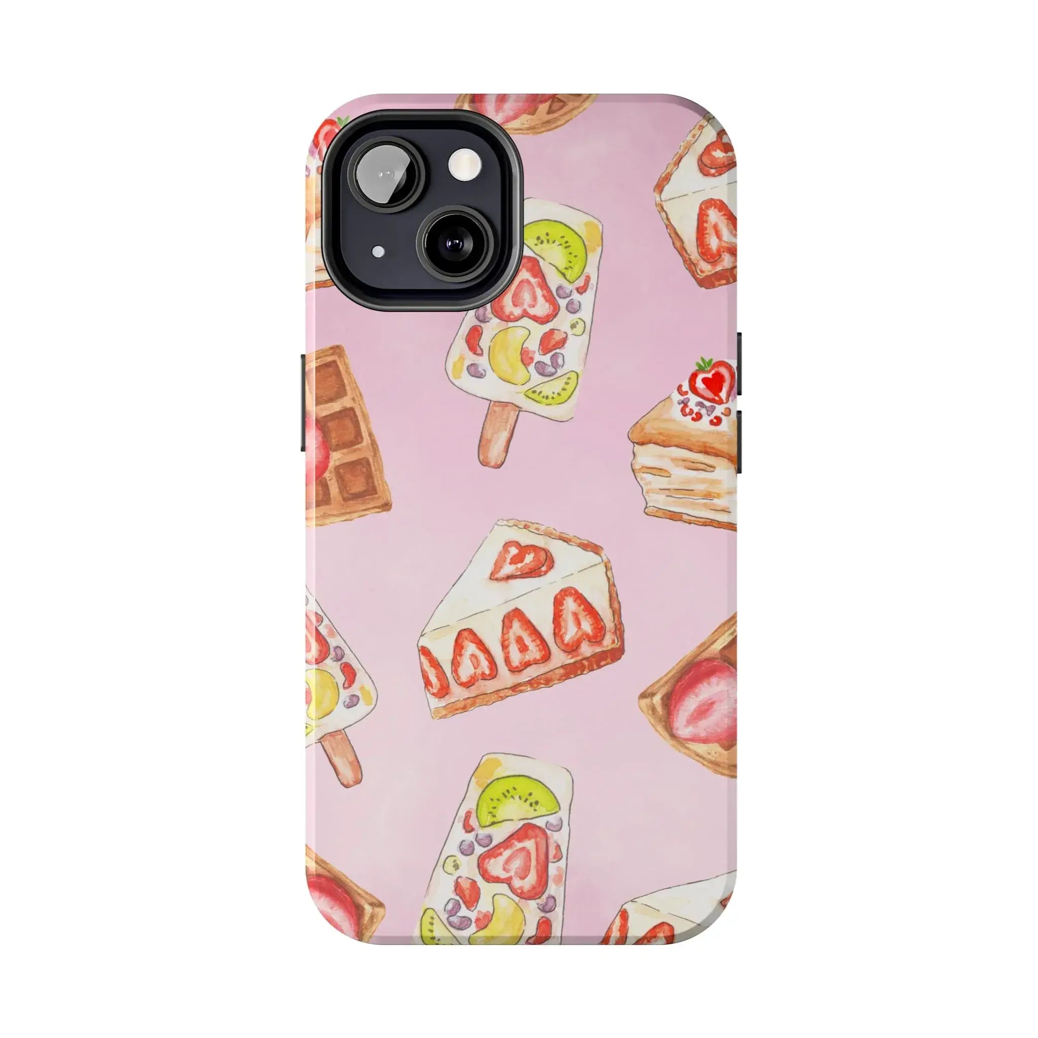 Tasty Pastry Treats Phone Case (Apple & Android) - Pink Sweetheart