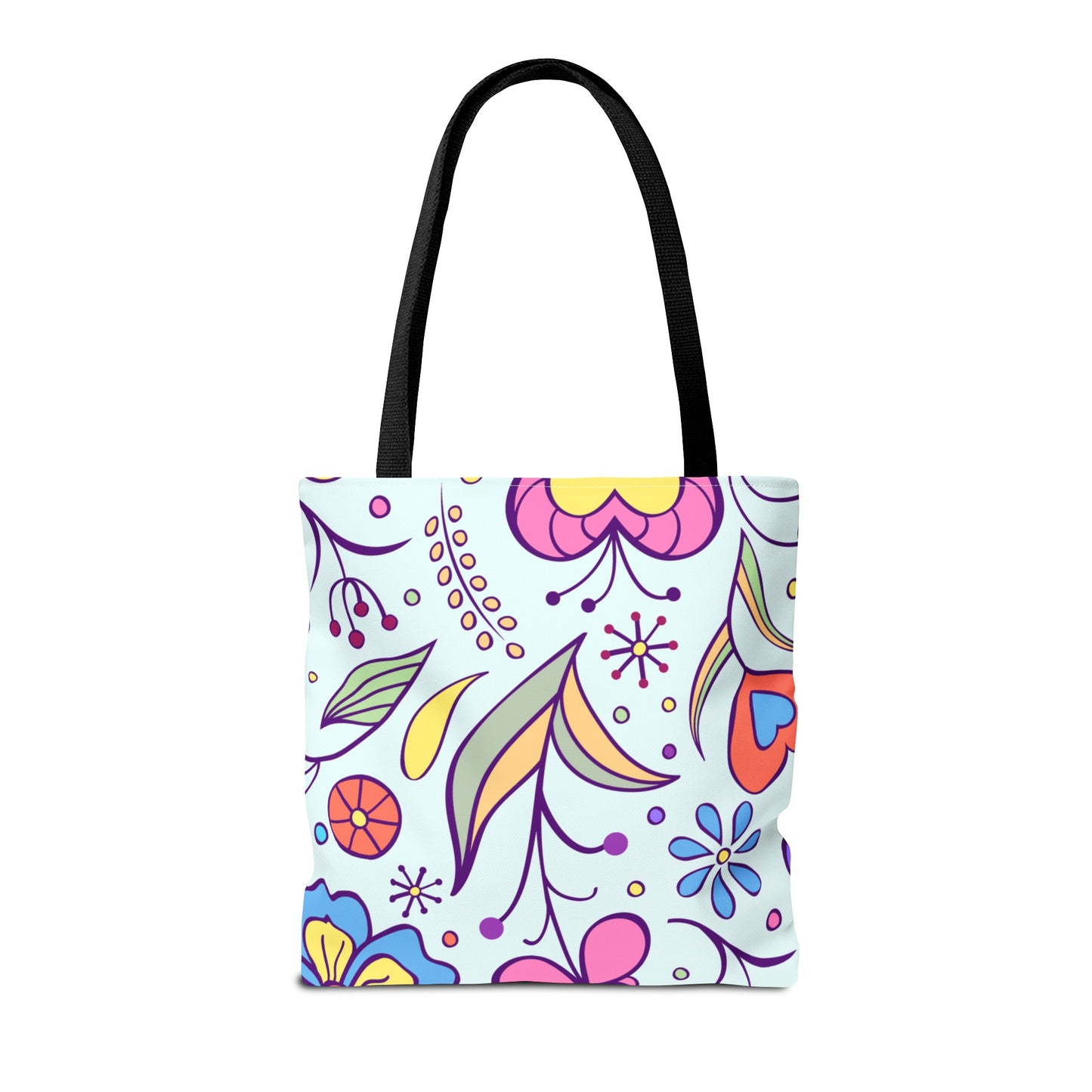 Tranquil Floral Botanicals Tote Bag