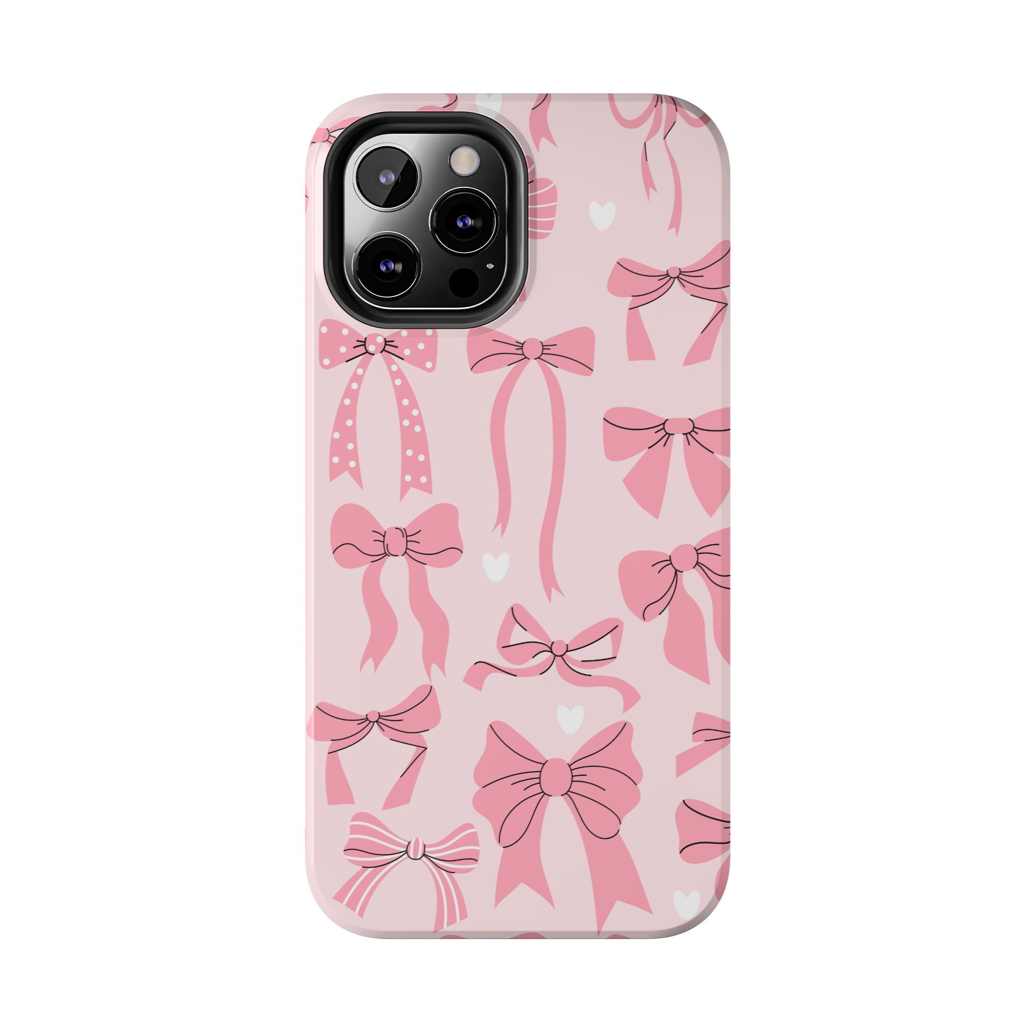 Pink Bow Ribbons Phone Case (Apple & Android)