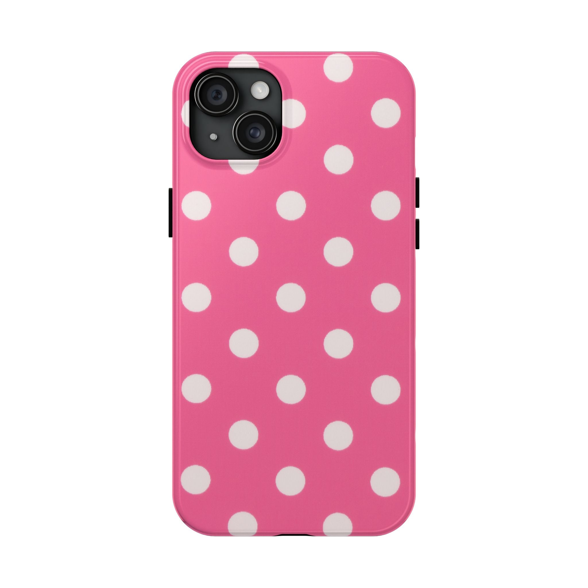 Pink Polka Dot Phone Case (Apple & Android)