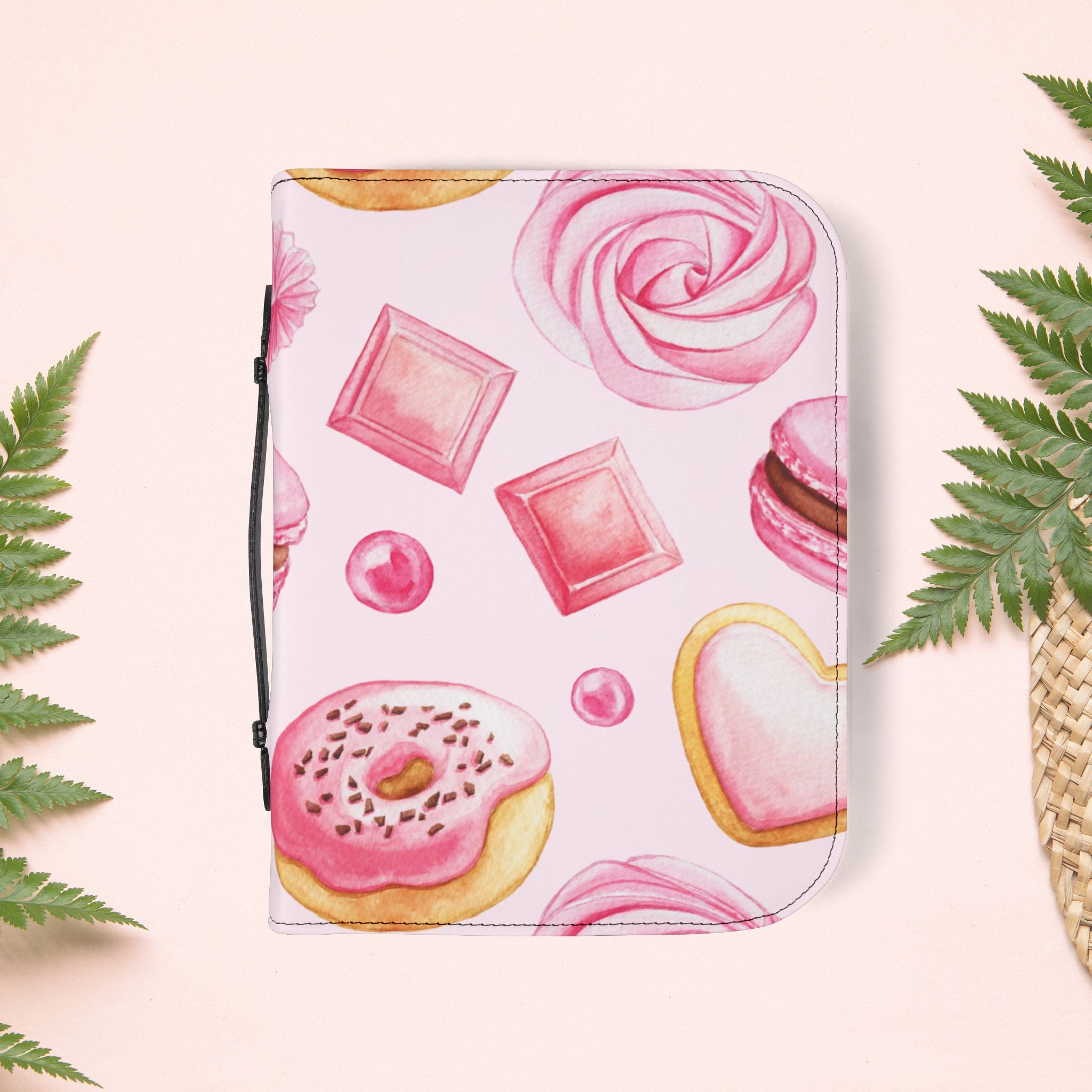 Pink Macaron Sweets Book Cover